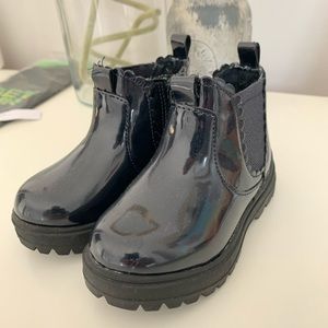 Zara kids black boots